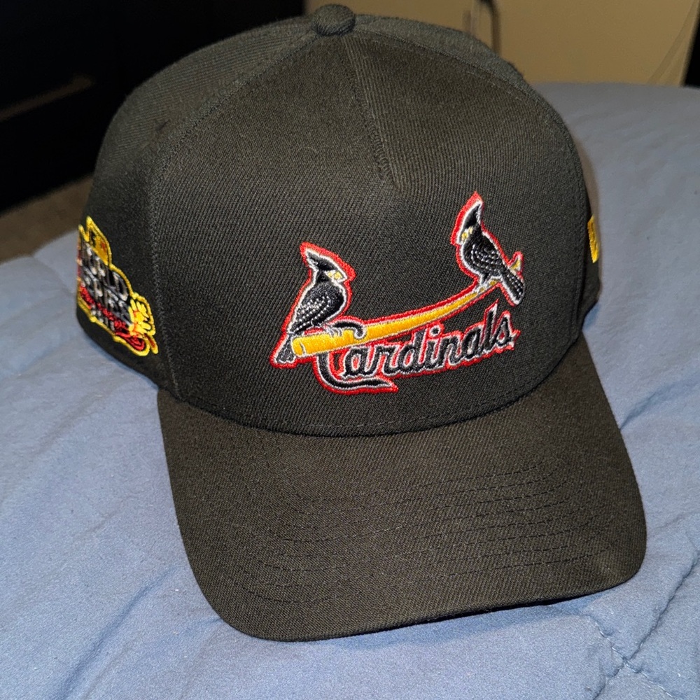 New Era Black Cardinals Hat